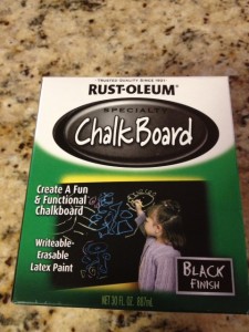 Chalk Board Paint, DIY, Rust-oleum, Home Depot, Kids ideas, play ideas, chalk play, kids, toddlers