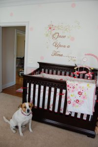 baby girl nursery, Once upon a time, pink nursery