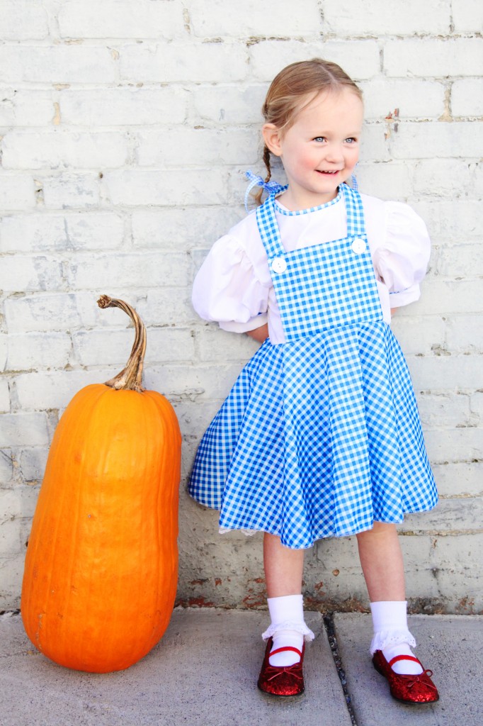 Halloween Photo Idea - Love Dorothy and her Ruby Slippers! toddler dorothy, wizard of oz kids costume, halloween photography kids,