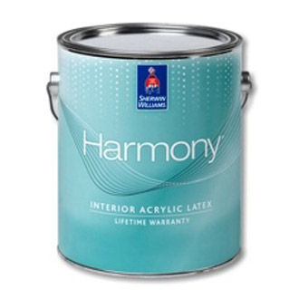 VOC free paint, eco-friendly paint, Harmony brand paint, Sherwin Williams