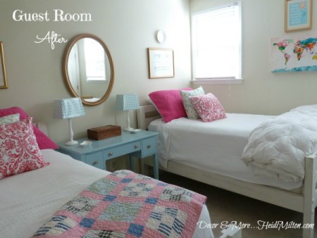 Guest bedroom reveal, bedroom refresh, brights, lots of light