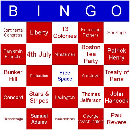 Fourth of July, seasonal party, Independence Day festive details, Pinterest inspiration, fun activities, Fourth of July Bingo