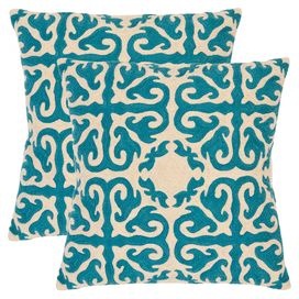 Teal Decor, Teal Design Ideas, Teal Accessories, How to Pair Teal, Teal Accents, Joss &amp; Main throw pillows