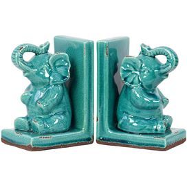 Teal Decor, Teal Design Ideas, Teal Accessories, How to Pair Teal, Teal Accents, Joss & Main bookends