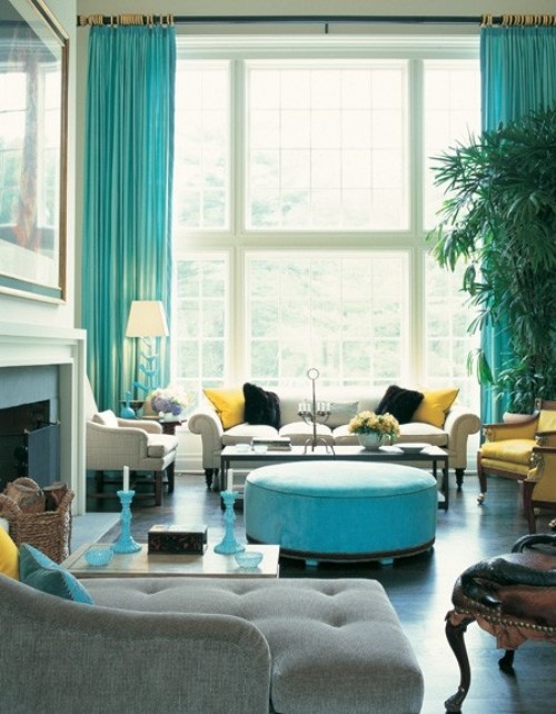 Teal Decor, Teal Design Ideas, Teal Walls, How to Pair Teal, Teal and Grey, Teal and Gray, Teal Grey Yellow