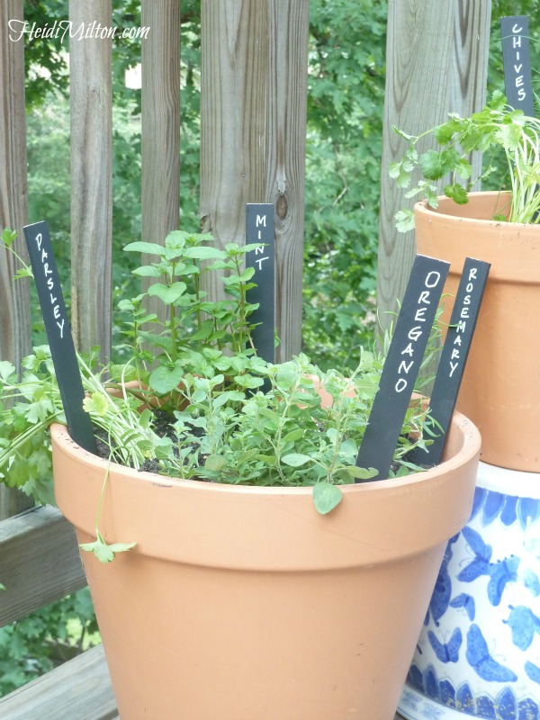 DIY herb garden, container herb garden, how-to, fresh herbs, Pinterest inspiration, Weekend Project