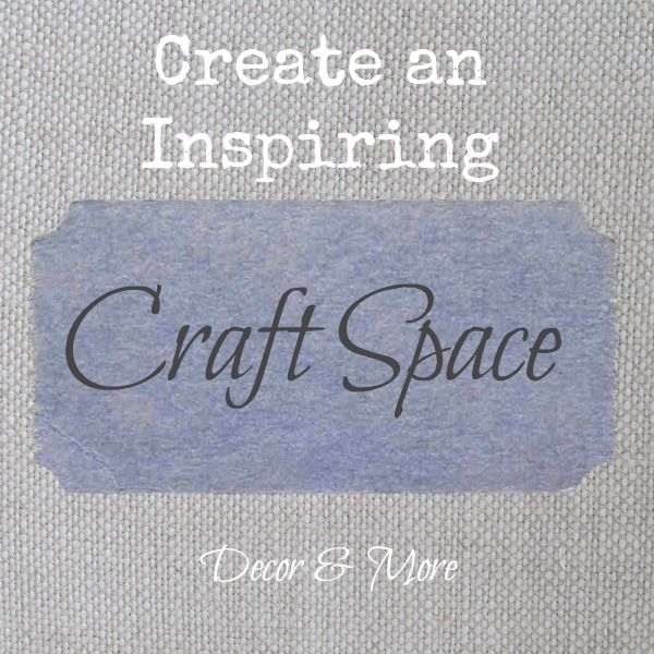 Inspiring craft space ideas, Pinterest inspiration for inspiring craft spaces, Ideas for creating a great craft room 