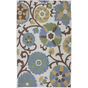 concord, eliza, rug, blue rug, floral ryg, multi rug, the home depot