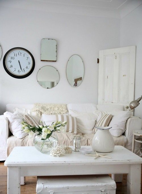 color showcase, winter whites, different shades of white, white home decor, mixed textured and layers