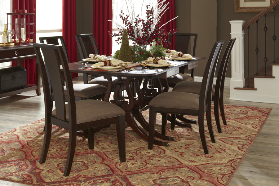 holly berry, table, tablescapes, table setting, dryden, American Rug Craftsmen Dryden Chapel Mesquite Rug