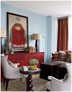country living, Reds, Color Showcase, Bold Color, Red Decor, Livingroom Style