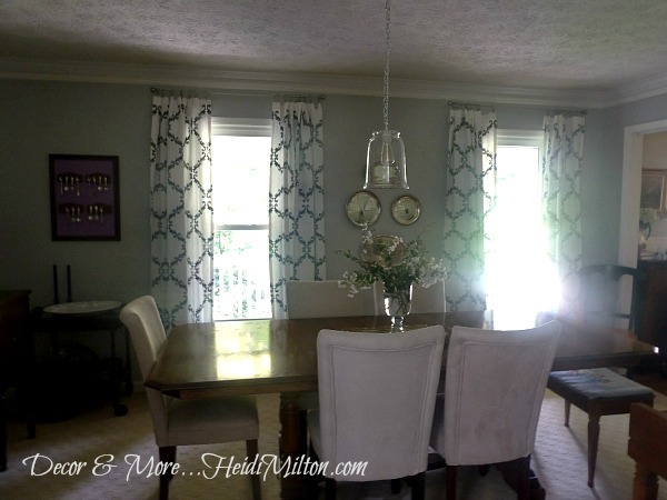 Dining room reveal -  - Decore & More - design on a budget - before & after - dining room makeover - Mohawk Homescapes