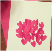 Simple Homemade Valentine’s Day Card - Mohawk Homescapes - tutorial