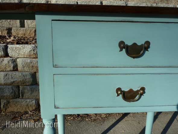 drop leaf table - painted furniture - 5 Reasons Chalk paint - Easy DIY - Mohawk Homescapes
