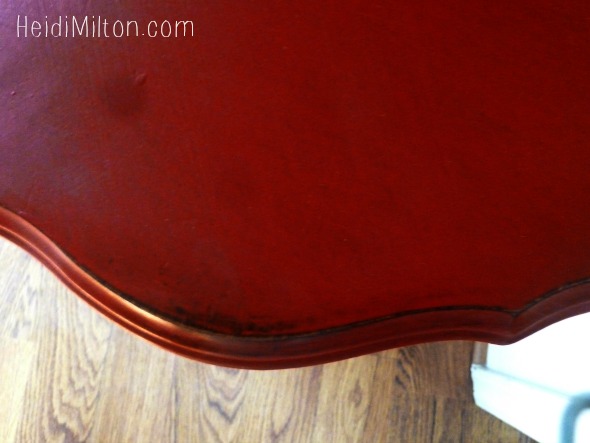 red table redo - 5 Reasons Chalk paint - Easy DIY - Mohawk Homescapes