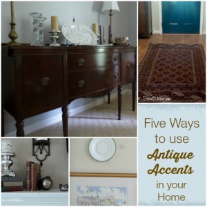 5 Ways to use Antiques - Antique Accents - Heidi Milton - Mohawk Homescapes