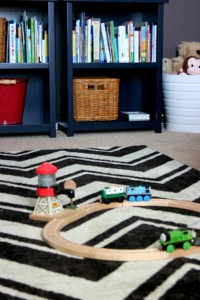 Train Bedroom for kids - Mohawk Homescapes - Big Kid's room - Trains