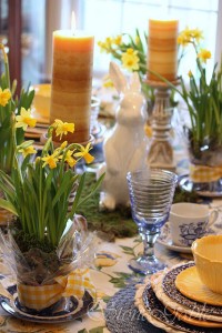 StoneGable - Easter Table Setting - Easter ideas - Tablescaping - Mohawk Homescapes