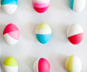 color block - Easter Egg dying - DIY - Crafts - Mohawk Homescapes
