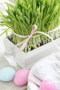 Easter Table Setting - Easter ideas - Tablescaping - Mohawk Homescapes