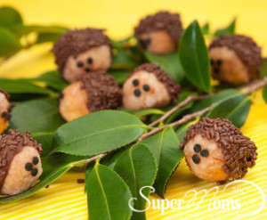 Supermoms360.com - donut hole hedgehogs - spring recipes - Christina Holt - Mohawk Homescapes
