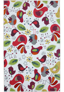 Kids Birds Multi Nylon Rug