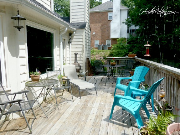 rearrange furniture - DIY Patio Refresh - Heidi Milton - Mohawk Homescapes