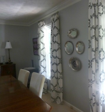 Stenciled Drapes - Inspiring Window Treatments - Mohawk Homescapes - Heidi Milton - DIY