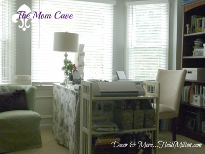 Home Office Reimagined - Mom space - Mom cave - Room makeover - Mohawk Homescapes