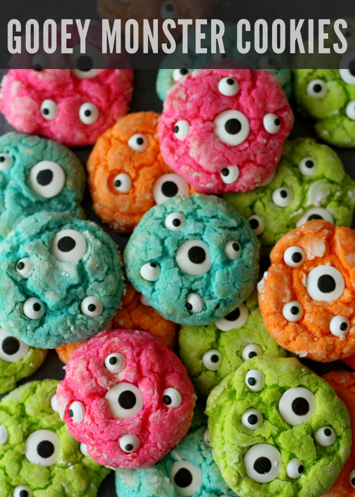 Monster Halloween Cookies 
