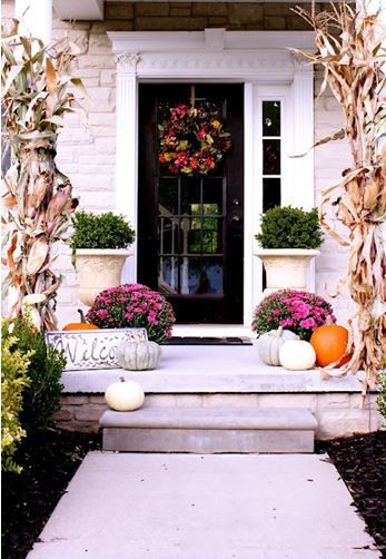 Mohawk - Homescapes - Porch - Fall - Decor - Home - Design - http://www.thistlewoodfarms.com