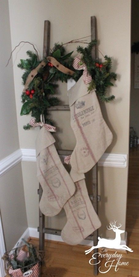  Everyday Home Blog - Mohawk Homescapes - Mantleless - Stockings - Holiday Decor