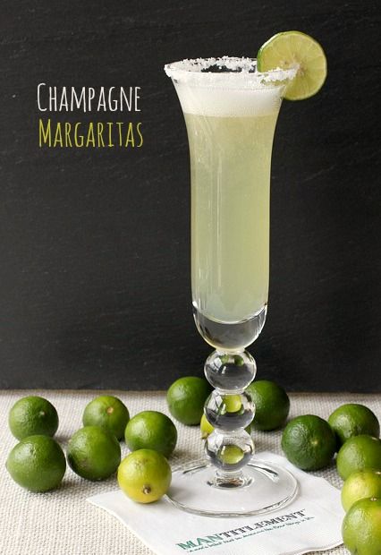 Mohawk Homescapes- New Year's Champagne cocktails - Champagne Margaritas - Mantitlement