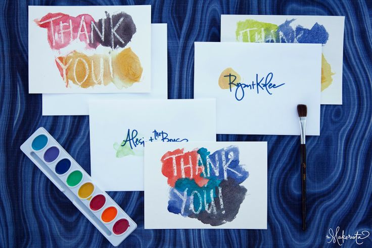 Creative Thank You Notes - Mohawk Homescapes - themakerista.com