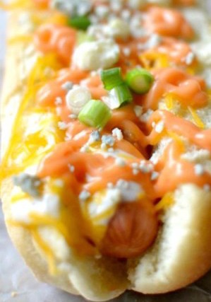 Super Bowl -  Menu - Sandwiches - Buffalo Hot Dogs - lemontreedwelling.com - Mohawk Homescapes
