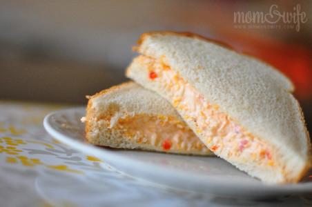 Party Sandwiches - momandwife.com - Pimento Cheese Sandwiches - Recipe - Mohawk Homescapes 