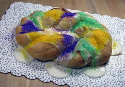 Mardi Gras - Mardi Gras King Cake - sugared blog - Heidi Milton - Mohawk Homescapes