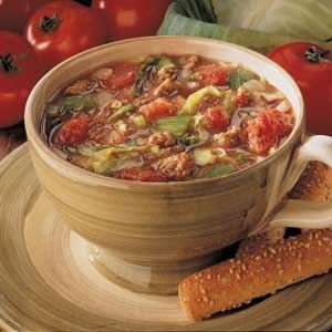 soup - country cabbage - tasteofhome.com - Soups & Stews - Winter Meals - Heidi Milton - Mohawk Homescapes
