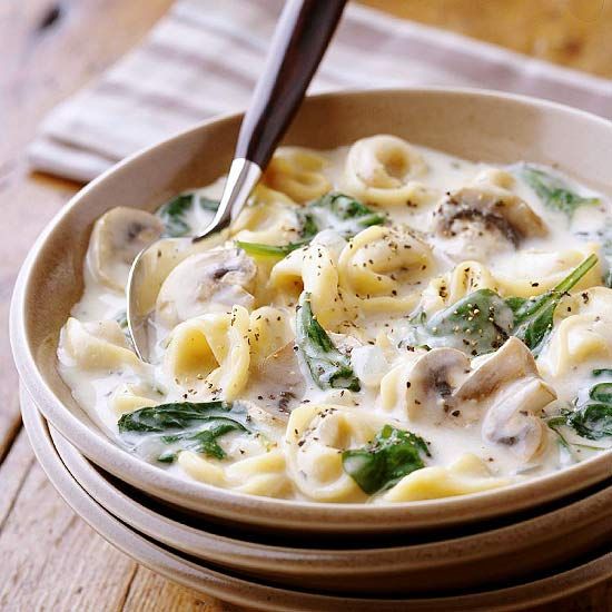 soup - creamy tortollini - bhg.com - Soups & Stews - Winter Meals - Heidi Milton - Mohawk Homescapes