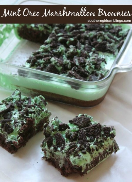 mint_oreo_marshmallow - southerngirlramblings.com - Treats & Sweets to Celebrate St. Paddy’s - Mohawk Homescapes