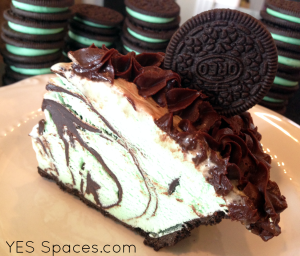 Green Ice Cream Pie - St. Patrick" Day Recipe - Easy Pie - Barbary Miller - Mohawk Homescapes