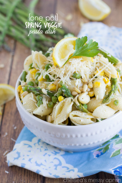 Chelseasmessyapron.com - Spring Pastas - Spring Veggie Pasta