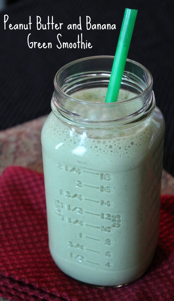 organizeyourselfskinny.com -  Green Smoothie - Peanut Butter Bananas Green Smoothie - How-to tips