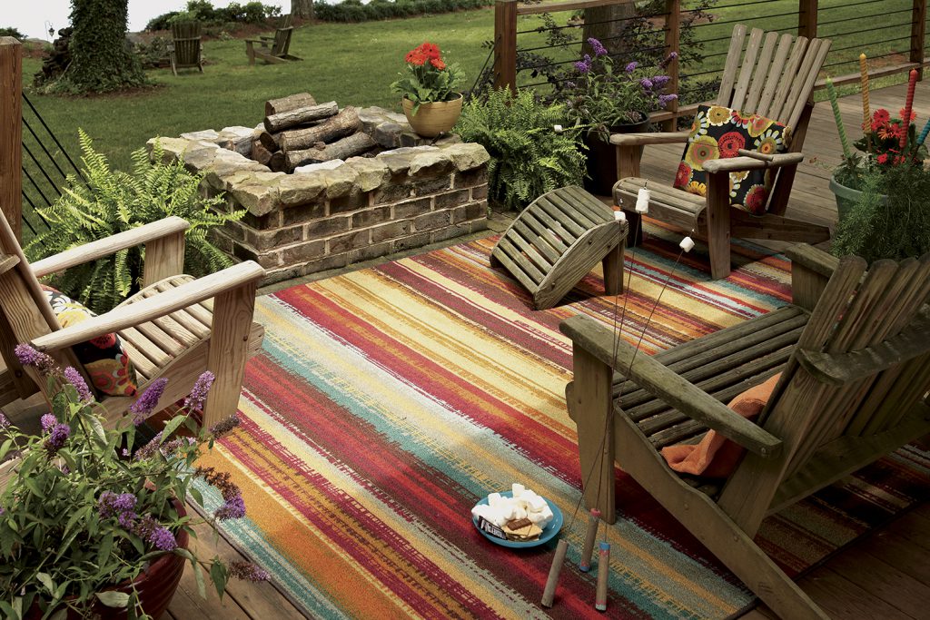 Avenue Stripe Indoor/Outdoor Area Rug- Mohawk Home