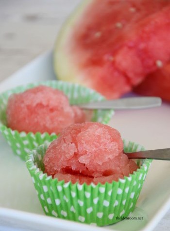 Summertime Ice Cream - Mohawk Homescapes - Mohawk blog - Pinterest - watermelon sorbet - theidearoom.net