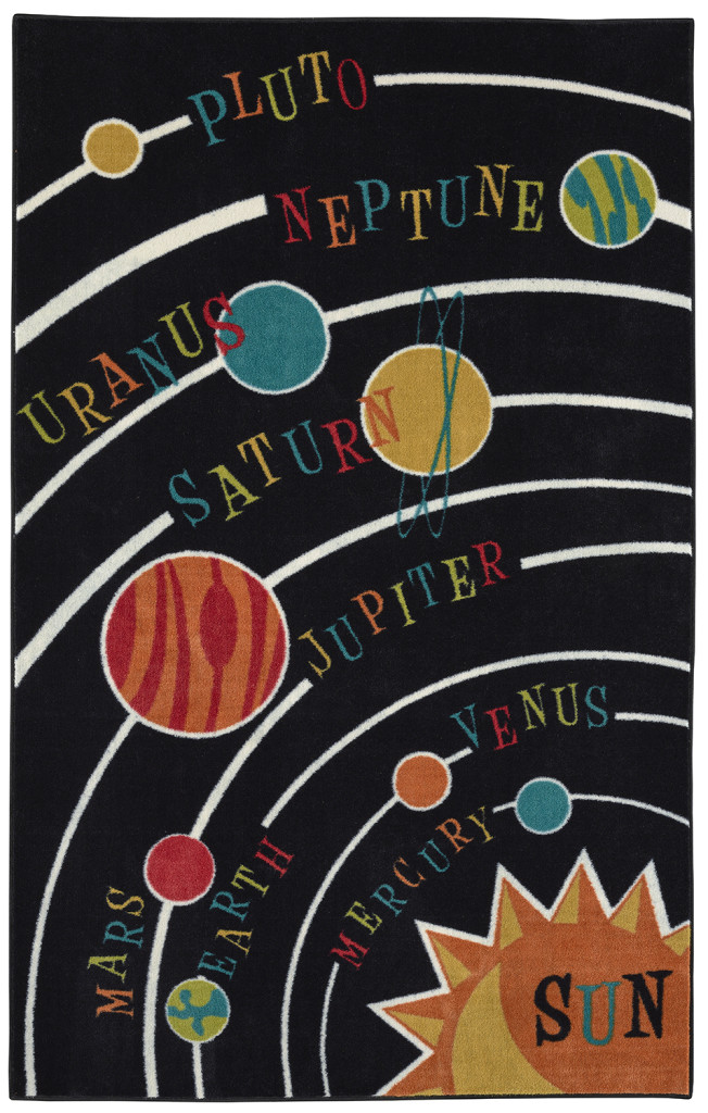 Solar System rug from Mohawk Home