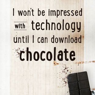Chocolate Post Quote