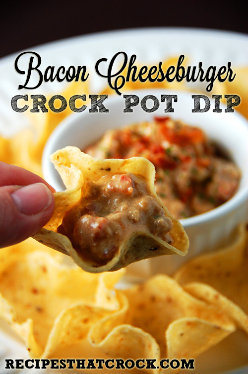 for the home -  lifestyle blog  -  Mohawk Home - Bacon Cheeseburger Crock Pot Dip - Recipesthatrock.com