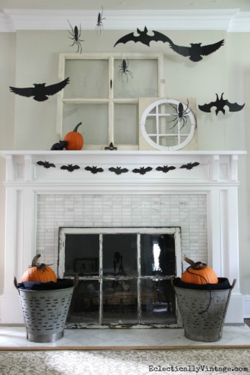 Eclectically Vintage - spooky chic - halloween - non-scary decor - mohawk homescapes