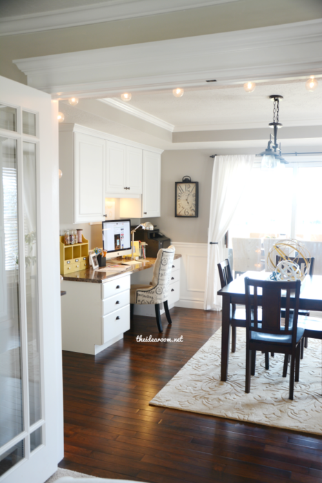 office in dining room from The Idea Room - double duty spaces - mohawkhomescapes.com